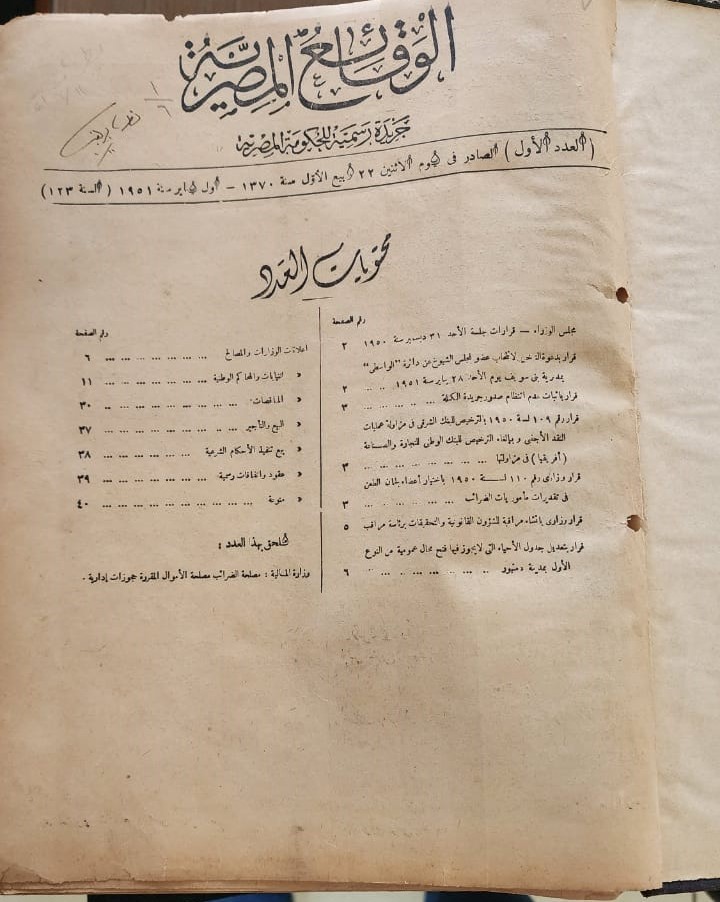 الوقائع المصرية